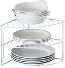 3 Tier Corner Plate Rack