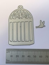 Gorgeous Birdcage And Bird Metal Cutting Die. Great For Cardmaking & Crafts