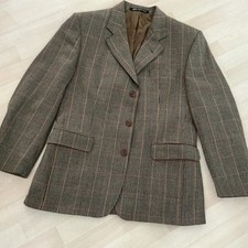 DAKS London Wool Check Brown