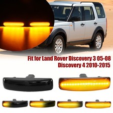 2* FOR LAND ROVER DISCOVERY 3 4 FREELAND 2 AMBER SIDE REPEATERS INDICATOR LIGHT