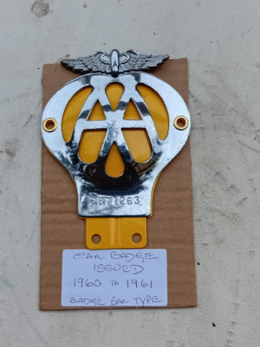 Vintage car badge a - car,