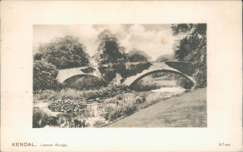 Kendal levens bridge - ;, peacock