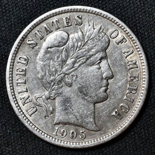 1905 usa barber dime - 1905,