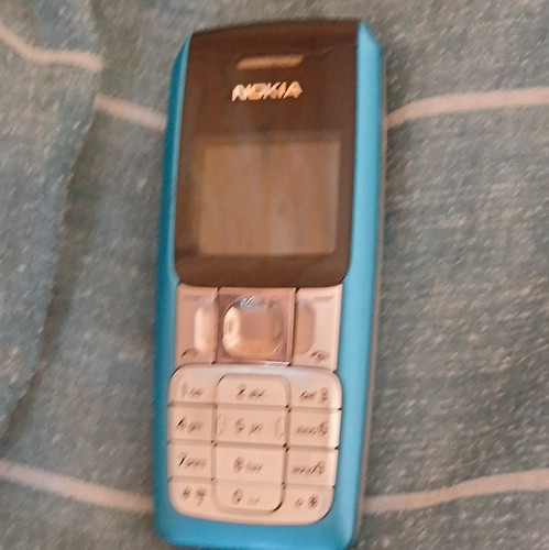Nokia 2310 blue silver bar - nokia,