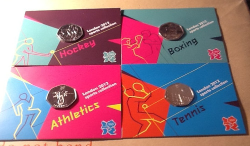 Royal mint carded - carded, 50p