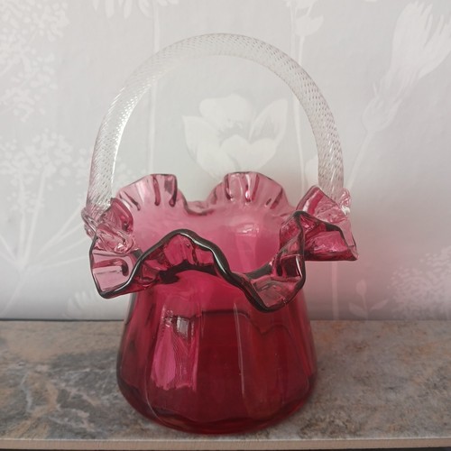 Vintage cranberry glass - cranberry,