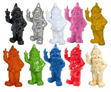 Rude Gnome Finger in Air Garden Ornament Figurine Resin 7 Colour Choices H32cm