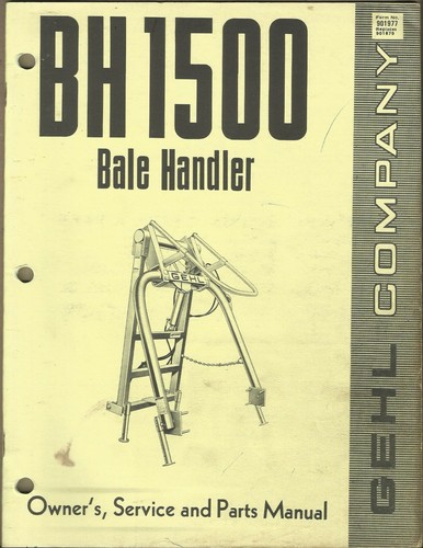 Gehl company bale - gehl,