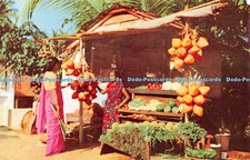 R521057 Ceylon A Way Side Fruit Stall Ceylon Pictorials
