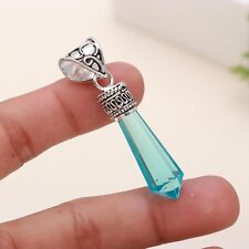 Blue Topaz Gemstone Handmade Pendant 925 Sterling Silver Pendant Gift For Her