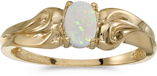 14k yellow gold oval - oval, ring