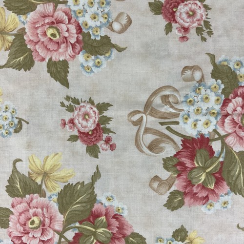 Vintage shabby floral cotton - shabby,