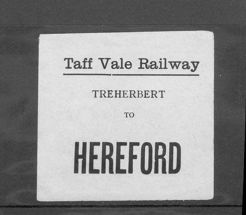 Taff vale railway - taff, (tvr)