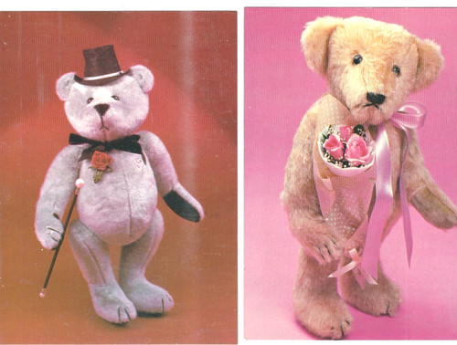 Teddy bears postcards - 2,