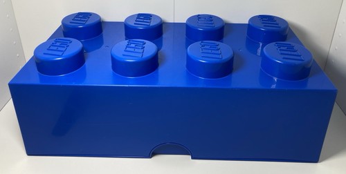 Lego blue storage box - blue,