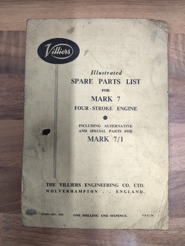 Villiers mark spare parts - mark,
