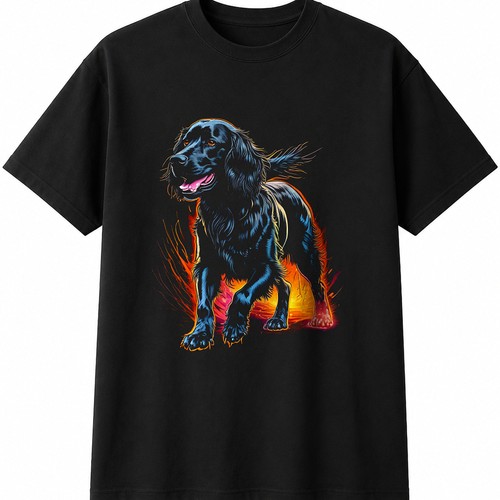 Tattoo sprocker neon - tattoo, dog