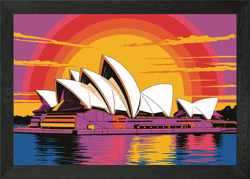Sydney opera house sunset - house,