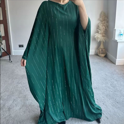 Women batwing sleeve abaya - women,