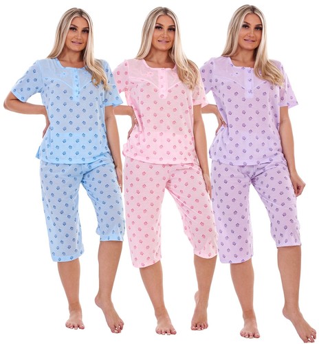 Ladies capri pyjama - pyjama, set