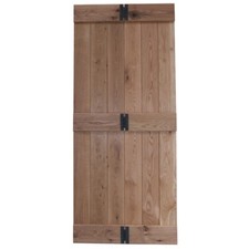 SOLID OAK LEDGED BI-FOLD DOORS