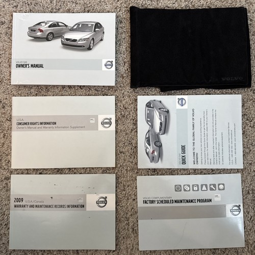 2009 volvo s40 - s40, owner’s