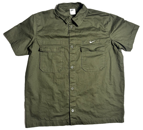 Nike woven military shirt mens - woven,