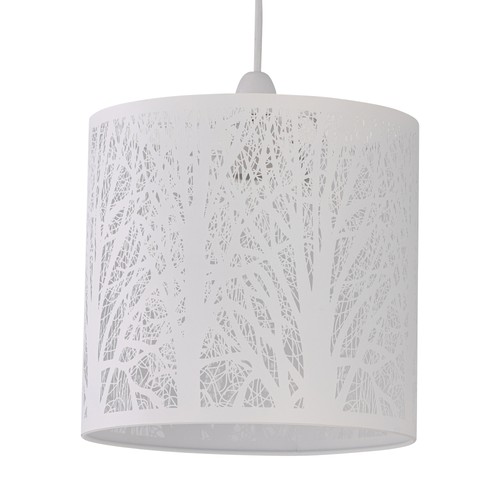 Modern white forest - white, 23cm