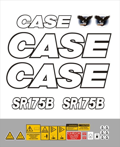 Case sr175b skid steer loader - case,