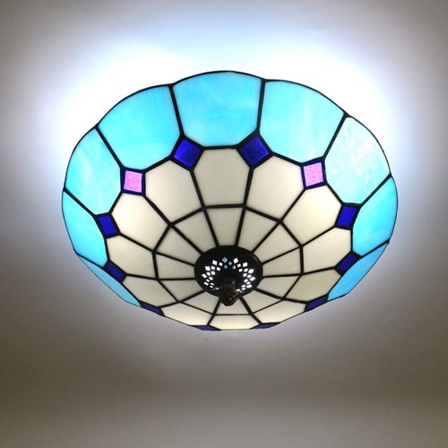 Tiffany style ceiling - style, light