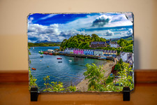 Portree Isle of Skye Photograph Rock Slate