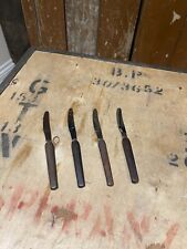 Vintage Rosterei Solingen Set Of 4 Knifes Tableware Cutlery Side Knife Bread