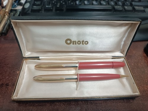 Onoto set fountain pen - pen, 14ct