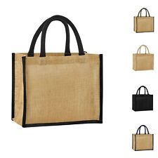 Jute Shopper Tote Bag Medium