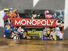 Disney Villains MONOPOLY Game Theme Park Collectors Edition, Fairytale, RARE.