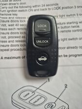 MAZDA MX5 MK2.5 00-05 EUNOS MIATA ETC(VIS41703)3BUTTON REMOTE ALARM KEY FOB+CODE