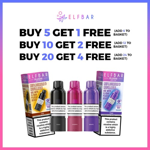 Elf bar plus prefilled - bar, pod