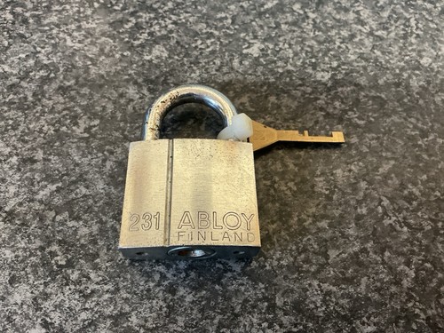 Abloy 231 padlock working - padlock,