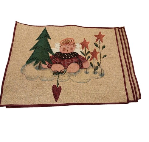 Vintage christmas tapestry - vintage,