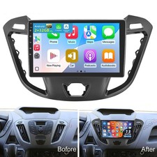 9" Android 15 Car Stereo Radio GPS Sat Nav WIFI For Ford Transit/Tourneo Custom