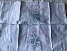 NewPair Vintage Cotton Pillowcases(Embroidered)