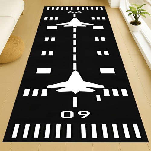 Airplane runway rug airport - runway,