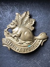 British American Yeomanry British Army Cap Badge.