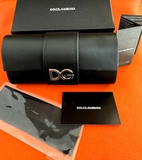 D&G SUNGLASSES/GLASSES HARD CASE with cloth and box