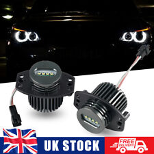 White Angel Eyes Halo Ring LED Light Canbus Bulbs For BMW 3Series E90 E91 X5 E70