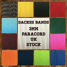  5 FT Lengths 3mm Paracord 6 Inner Strands  Lanyard Survival Bush craft