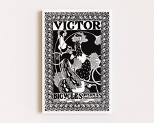 Cycling Poster Black and White