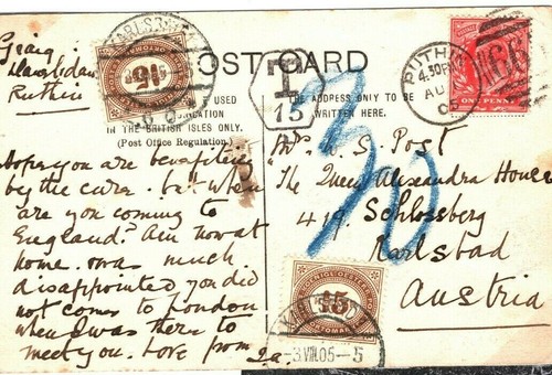Wales card ruthin - card, *ruthin*