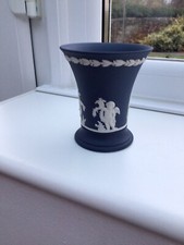 wedgewood jasperware dark blue