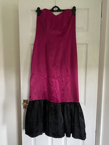 Ladies long black pink - ladies,